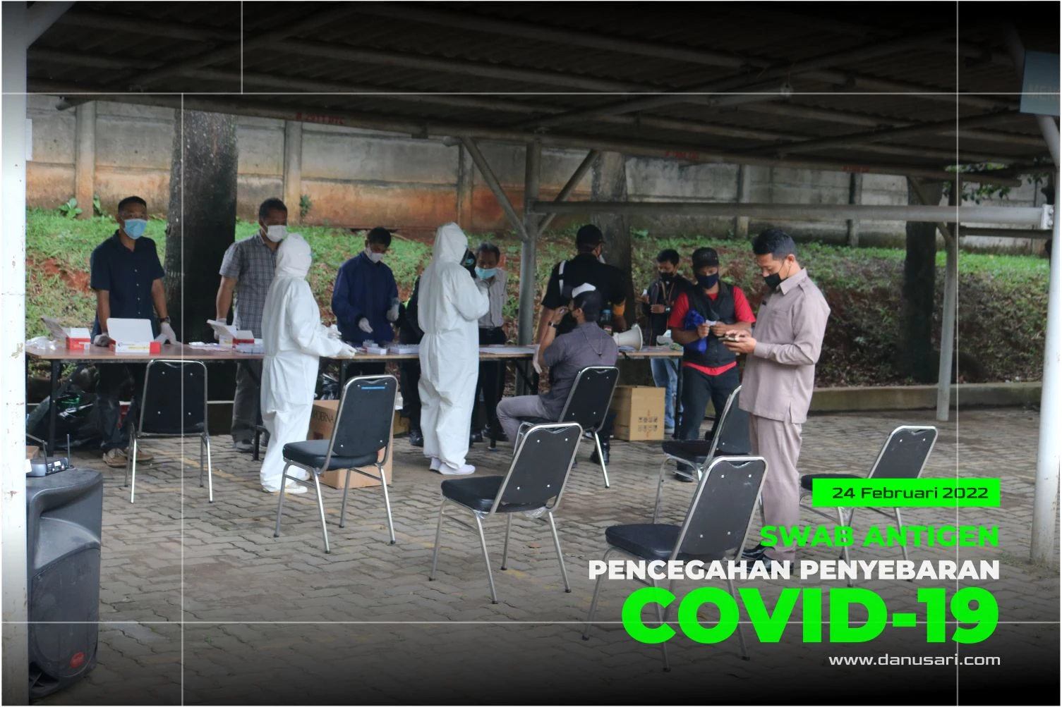 Pencegahan Penyebaran Covid-19: Swab Antigen Karyawan & Tamu PT DMS