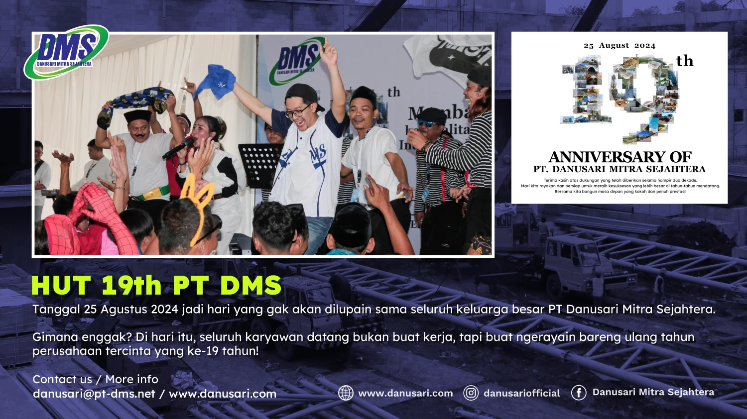 HUT 19th PT Danusari Mitra Sejathera