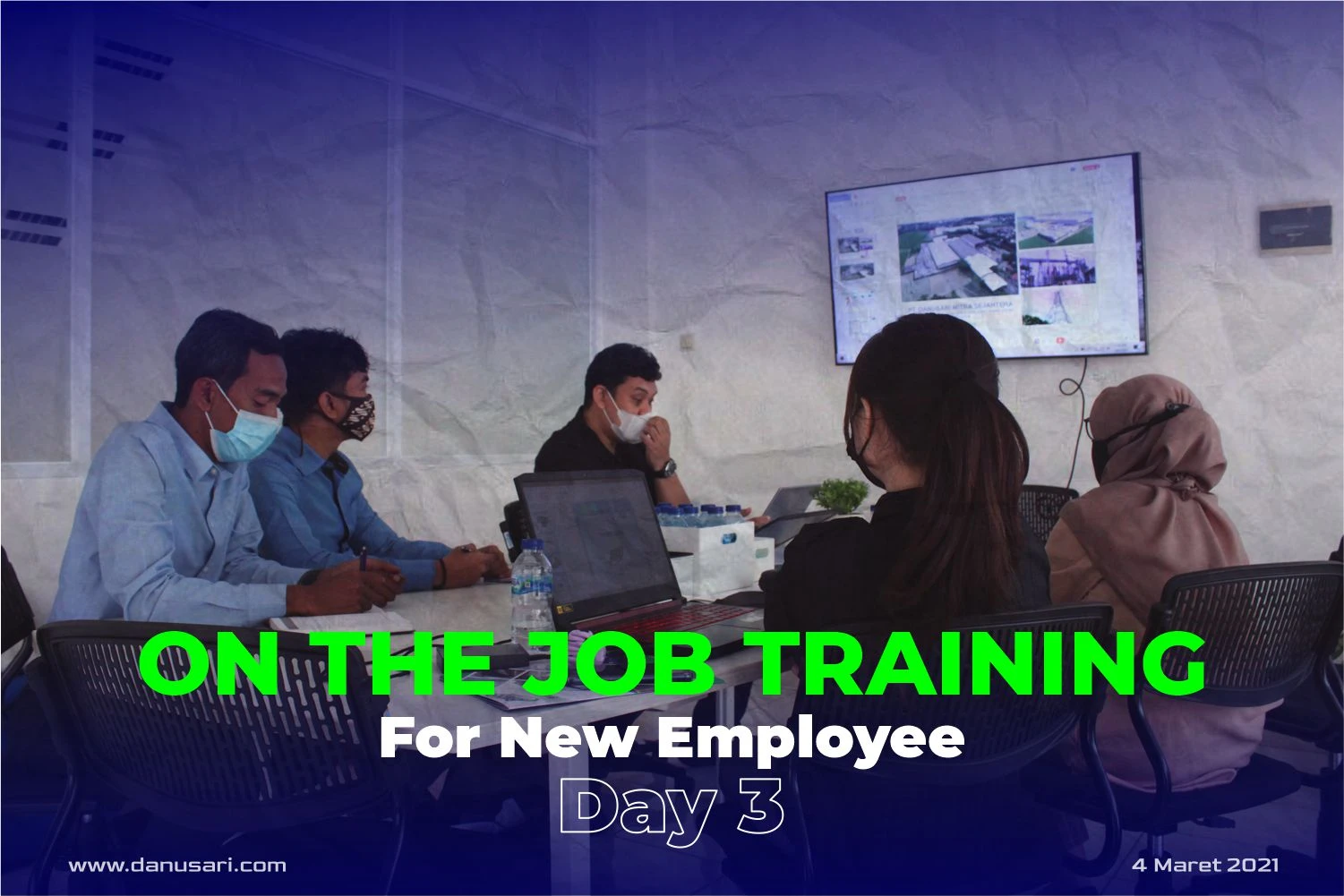 On The Job Training for New Employee (the third day)