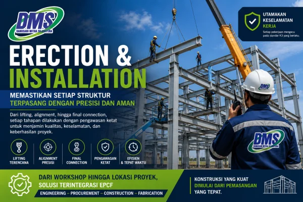 Erection & Installation: Stages that determine the success of steel structures in the field