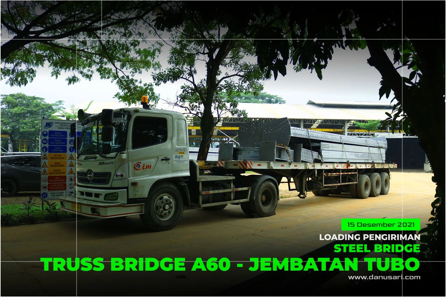 A60 Truss Bridge Shipping Loading