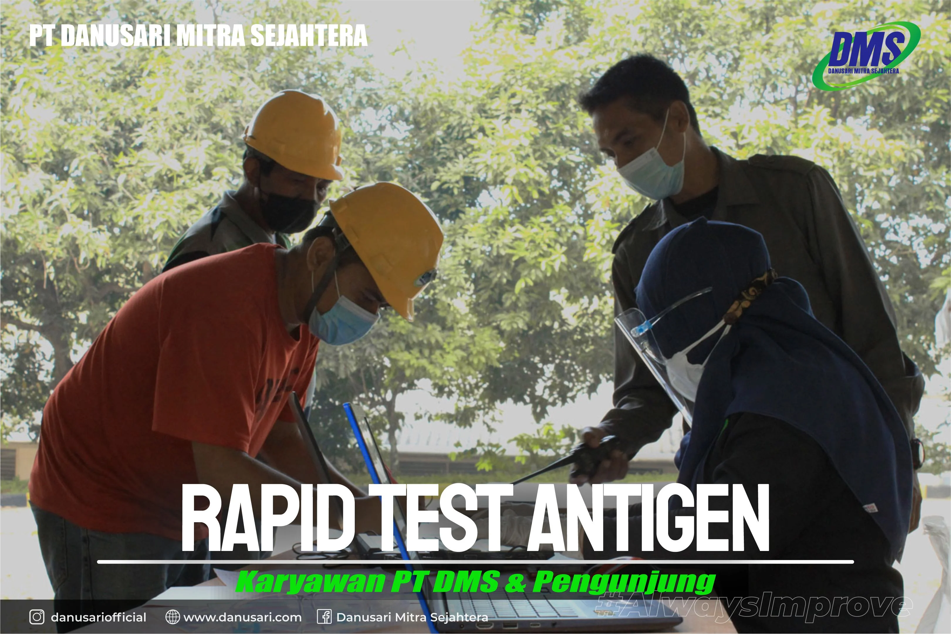 Rapid Antigen Test for All Employees & Visitors of PT DMS