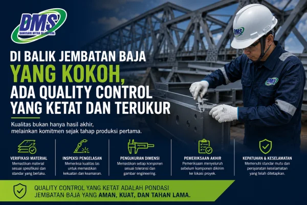Quality Control in Steel Bridge Fabrication: The Main Foundation of Structural Quality and Safety