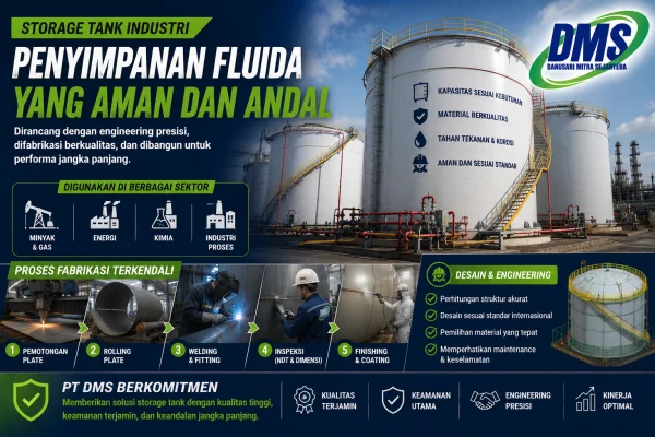 Storage Tank: Infrastruktur Penting untuk Penyimpanan Fluida yang Aman dan Andal