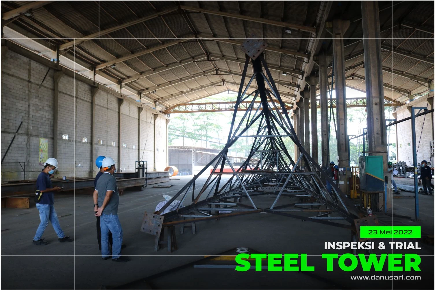 Trial & Inspeksi Tower: SST 32m 3 leg
