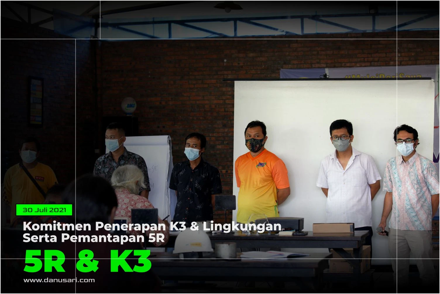 Komitmen Karyawan Subkon Terhadap Kebijakan 5R & SMK3 di PT DMS