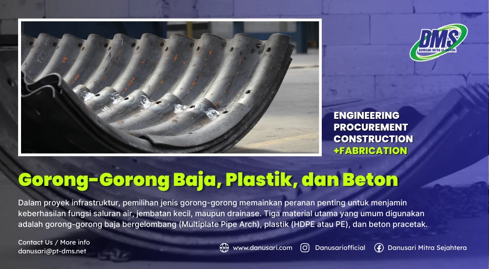 Keunggulan Gorong-Gorong Beton, Gorong-Gorong Plastik, dan Gorong Gorong Baja
