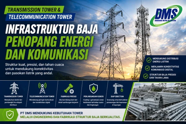 Transmission Tower and Telecommunication Tower: Steel Infrastructure Supporting Energy and Digital Connectivity