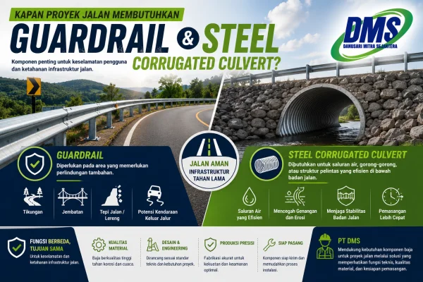Kapan Proyek Jalan Membutuhkan Guardrail dan Steel Corrugated Culvert?
